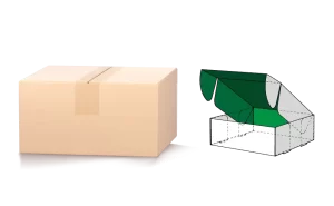 جعبه خرما 800 - 950 گرمی کیبردی + کارتن مادر - Image 2