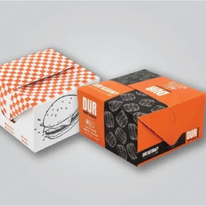 جعبه همبرگر درب قفلی - لاک باتم