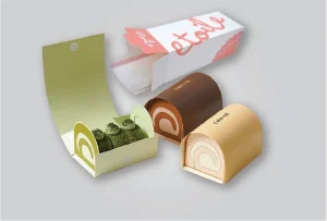 جعبه کیک رولی