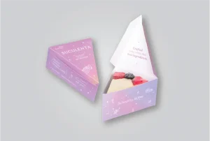 جعبه کیک مثلثی